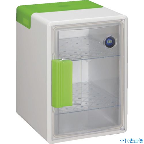 オレンジブック トラスコ中山　TRUSCOサンプラ I−BOX(オートタイプ) グリーン 〔品番:00151〕[ 注番:2916851]特長●全自動タイプの除湿保管庫です。●積み重ね可能で大変便利です。●5色のカラーバリエーションがあります。●1段あたり2kgの積載が可能です。●庫内湿度を30〜40%に保ちます。用途●湿気を嫌う物の保管に最適な卓上タイプ保管庫。仕様●電源(V)：単相100●本体外寸(mm)間口：310●本体外寸(mm)奥行：360●本体外寸(mm)高さ：430●棚板数(枚)：2●電源コード長さ(m)：1.7●庫内湿度(%RH)：30〜40●色：グリーン●消費電力(W)：15●均等積載量(kg/段)：2●間口(mm)：310●高さ(mm)：430●奥行(mm)：360仕様2●全自動オートユニット搭載●デジタル式湿度計材質/仕上●本体：ABS樹脂●扉：アクリロニトリルスチレン（AS）セット内容/付属品注意原産国（名称）日本JANコード本体質量4.5kgオレンジブック トラスコ中山　TRUSCOサンプラ I−BOX(オートタイプ) グリーン 〔品番:00151〕[注番:2916851][本体質量：4.5kg]《包装時基本サイズ：360×310×430》〔包装時質量：4kg〕分類》研究用品》研究機器》デシケーター☆納期情報：メーカー取り寄品（弊社より発送）