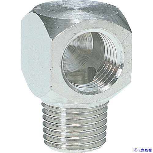 ■チヨダ 配管継手 PTエルボSUS Rc1/4・R1/4 PLS2F2M(2938961)