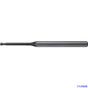■三菱K 2枚刃インパクトミラクルロングネック 超硬ボールエンドミル2mm VF2XLBR0100N200S04(2992825)(4)