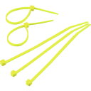 ■TRUSCO カラーケーブルタイ 黄 幅2.5X100mm最大結束Φ22標準型 TRCVR100Y(2995905)