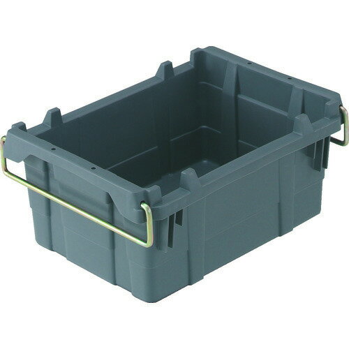 ■TRUSCO ネスティングコンテナ 17.9L グレー TK25GY(2997738)