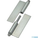 ■TRUSCO スチール製抜き差し蝶番 穴ナシ 左用 (1組(袋)=2個入) 225W5030L(3007138)