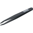 ■TRUSCO プラスチック製ピンセット 120mm 先平細型 TPP233(3017265)