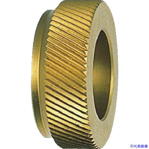 ■SUPER 転造ローレットE型駒(キワ加工用)アヤ目(2コ1組)中目 ピッチ:0.8 KNE08RL(3057470)