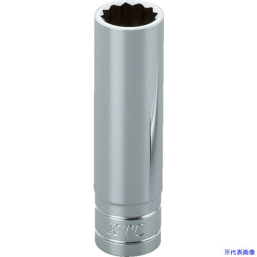 ■KTC 9.5sq.ディープソケット(十二角) 対辺寸法19mm 差込角9.5mm 全長70mm B3L19W(3074285)