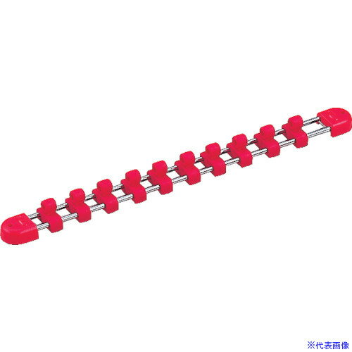 ■KTC 9.5sq.ソケットホルダー 差込角9.5mm 差込数10個 全長315mm EHB310(3075761)