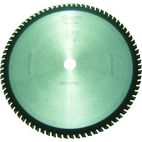 オレンジブック トラスコ中山　TRUSCOタニ ドライチップソー SUS用チップソー 305x2.2x25.4Hx80Z 〔品番:DTS305X2.2X25.4X80〕[ 注番:3101126]特長●ドライカッターおよび鉄鋼用チップソー切断機対応のチップソーです。●火花が少なく低騒音設計です。●強靭なロウ付けと画期的な刃型により、高速でしかもドライ切断が可能です。用途●薄肉形鋼・ライニング管・ガス管・電線管・丸、角鋼管の切断に。仕様●外径(mm)：305●刃厚(mm)：2.2●穴径(mm)：25.4●刃数：80●最高使用回転数(rpm)：1500●切断能力(mm)ステンレス：6仕様2材質/仕上●台金:工具鋼●チップ:超硬セット内容/付属品注意●鉄鋼用チップソー切断機に取り付けます。原産国（名称）日本JANコード本体質量1300gオレンジブック トラスコ中山　TRUSCOタニ ドライチップソー SUS用チップソー 305x2.2x25.4Hx80Z 〔品番:DTS305X2.2X25.4X80〕[注番:3101126][本体質量：1300g]《包装時基本サイズ：356×359×16》〔包装時質量：1272g〕分類》電動・油圧・空圧工具》切断用品》チップソー☆納期情報：仕入れ先通常在庫品 (欠品の場合有り)