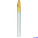 ■ナカニシ チタンコート超硬カッター 砲弾型 ダブルカット φ3×6×軸φ3 21241(3111946)