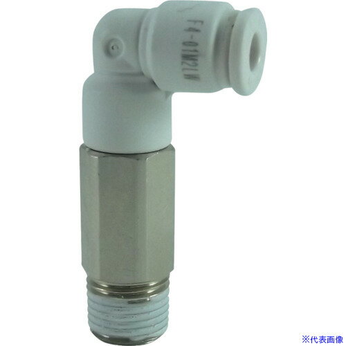 Air Tool - ■チヨダ ホース継手 ファイブロングメイル W(白) 4mm・R1/8 F401M2LW(3136752)