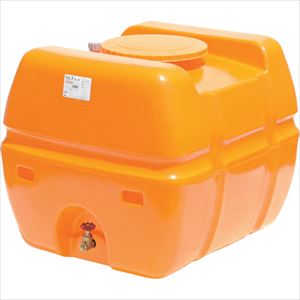 ■SUIKO スーパーローリータンク 800L オレンジ 直付けスリースバルブ25A付 SLT800ORSV25A(3146944)[法..