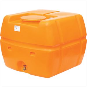 ■SUIKO スーパーローリータンク 1500L オレンジ 直付けスリースバルブ25A付 SLT1500ORSV25A(3147001)[..