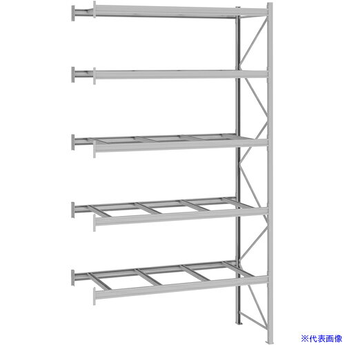 ■NF パレットラック 2ton用連結 奥行1100×高さ5500×有効間口2500mm 最大積載量1000...
