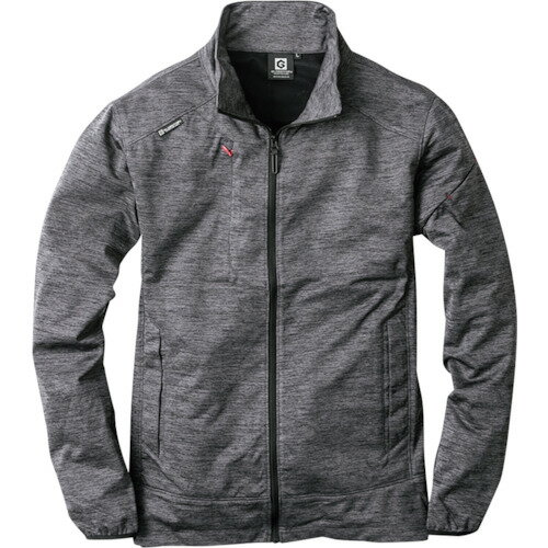 ■コーコス 防寒ストレッチジャケット グレーモク M G234053M(3214774)[送料別途お見積り][法人限定][掲..