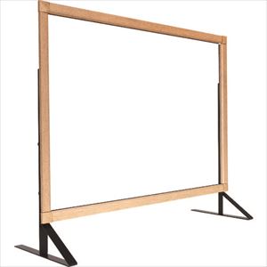 ■シンエイ PGバリアスタンドプラス 1500 けやき PGBSP1500KY(3230865)[送料別途見積り][法人・事業所限定][外直送]