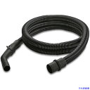 ■KARCHER バキュームクリーナー用アクセサリー サクションホースベンディングパイプ付 ID 40mm 4m 帯電防止(4.440-728.0) 4.440...