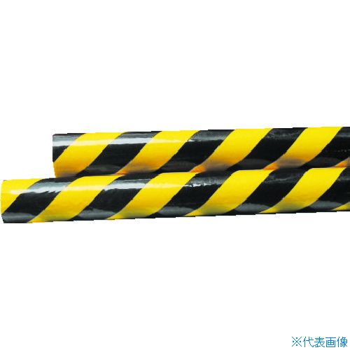 ■日東エルマテ パイププロテクター 内径18mm×外径38mm イエロー/ブラック YB13(326...