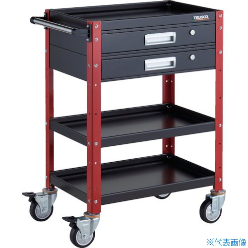 ��TRUSCO �ġ���若�� �С��ǥ��若�� 600X400 ����2���� ���쥿����� �֥�å�/��å� BDW963V2UBKR(3268133)