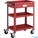 ■TRUSCO ツールワゴン バーディワゴン 600X400 引出付 レッド BDW963VRR(3268144)