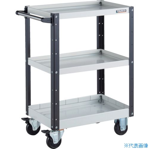 ��TRUSCO �ġ���若�� ��������若�� 600X400XH880 ��2��1�� �ۥ磻��/�֥�å� EGW963F1WBK(3268696)