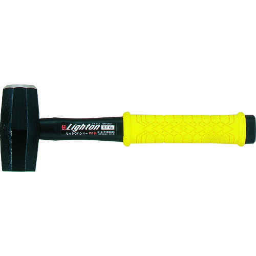 オレンジブック トラスコ中山　TRUSCOOH ライトンセットウハンマー(PP柄)0.9 〔品番:SH09LT〕[ 注番:3271099]特長●ポリプロピレン柄は軽くて強く、手に吸い付くような握りやすいグリップで作業能率があがります。用途●建築・土木作業全般。仕様●呼称(kg)：0.9●頭径(mm)：36●頭長(mm)：95●全長(mm)：280●呼称：0.9kg●頭部長さ(mm)：95仕様2●持ち手：グリップ付材質/仕上●頭部：機械構造用炭素鋼●柄：ポリプロピレン（PP）●グリップ：軟質塩化ビニール（PVC）セット内容/付属品注意原産国（名称）日本JANコード4963360110238本体質量1kgオレンジブック トラスコ中山　TRUSCOOH ライトンセットウハンマー(PP柄)0.9 〔品番:SH09LT〕[注番:3271099][本体質量：1kg]《包装時基本サイズ：298×95×50》〔包装時質量：1026g〕分類》手作業工具》ハンマー・刻印・ポンチ》石頭ハンマー☆納期情報：仕入れ先通常在庫品 (欠品の場合有り)