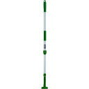 ■テラモト FXハンドルアルミ伸縮柄 1110〜1800mm グリーン CL3741001(3308499)