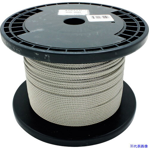 オレンジブック トラスコ中山　TRUSCOWAKI ステンワイヤーロープ 7X7STN 2.5X100M 〔品番:13579200〕[ 注番:3341388]特長●ステンレス製のワイヤーロープです。仕様●ロープ径(mm)：2.5●長さ(m)：125仕様2材質/仕上●ステンレスセット内容/付属品注意原産国（名称）日本JANコード4903757211650本体質量3080gオレンジブック トラスコ中山　TRUSCOWAKI ステンワイヤーロープ 7X7STN 2.5X100M 〔品番:13579200〕[注番:3341388][本体質量：3080g]《包装時基本サイズ：180×100×180》〔包装時質量：3080g〕分類》金物・建築資材》建築金物》ワイヤロープ☆納期情報：メーカー取り寄品（弊社より発送）