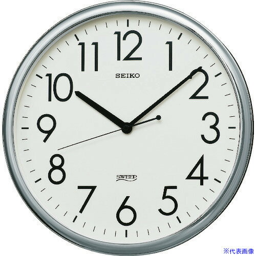 Watches - ■SEIKO クオーツ掛時計 オフィスクロック 直径314×36 P枠 銀色 KH220A(3366120)