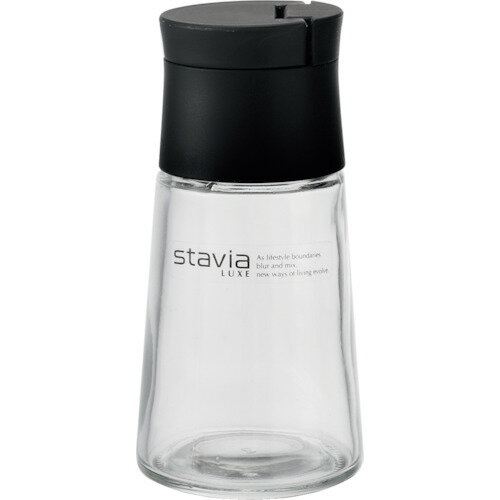 ■RISU スタビアリュクス 塩 胡椒入れ BK GGAR007(3366340)×50[送料別途お見積り][法人限定][外直送]