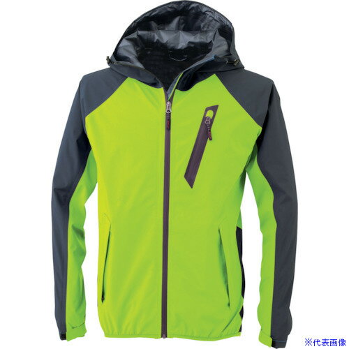 ■XEBEC レインウェア上下セット32001−84−SS イエローグリーン 3200184SS(3368237)[送料別途お見積り][..