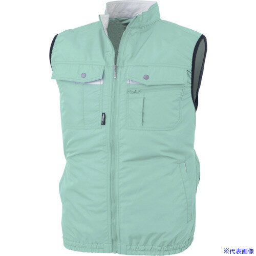 ■XEBEC 空調服テクノクリーンDEベストXE98023−61−M モスグリーン XE9802361M(3368246)[送料別途お見積り][法人限定][掲外取寄]