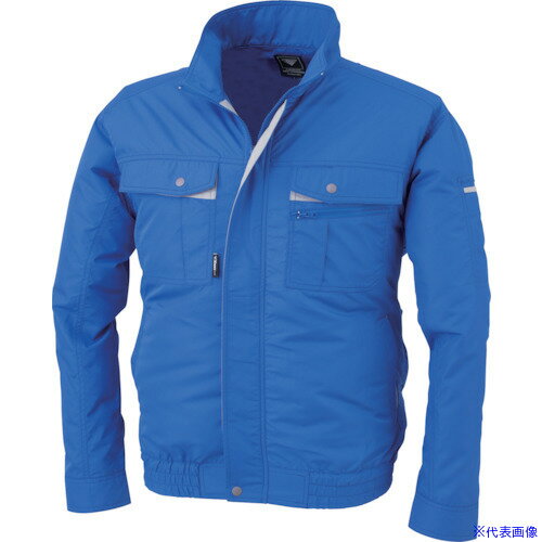 ■XEBEC 空調服テクノクリーンDE長袖ブルゾンXE98021−40−S ブルー XE9802140S(3368257)[送料別途お見積り][法人限定][掲外取寄](4.0)