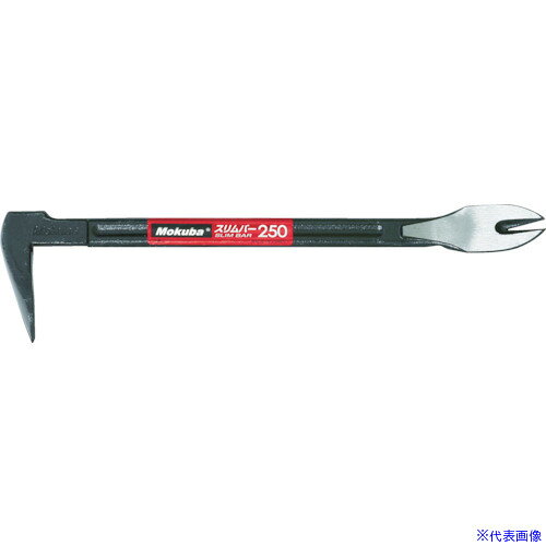 オレンジブック トラスコ中山　TRUSCOモクバ印 スリムバー210mm 〔品番:C1121〕[ 注番:3374009]特長●全体が薄くスリムな形状で、特に尾部を薄く幅を広く設計しています。●従来の釘抜き作業に加え、ハガシ作業・テコ作業を行えます。●頭のとんだ釘や曲がった釘も簡単に抜けます。●釘抜きのヘッド部をハンマーで叩くことが出来ます。用途●釘抜き、テコ、ハガシ作業に。●ハガシ作業（尾部先端が隙間に食い込みます）。●展装、インテリア作業。●テコ、リフト作業。仕様●全長(mm)：210仕様2材質/仕上●機械構造用炭素鋼セット内容/付属品注意原産国（名称）日本JANコード4960408008786本体質量200gオレンジブック トラスコ中山　TRUSCOモクバ印 スリムバー210mm 〔品番:C1121〕[注番:3374009][本体質量：200g]《包装時基本サイズ：209×61×24》〔包装時質量：160g〕分類》手作業工具》ハンマー・刻印・ポンチ》バール☆納期情報：仕入れ先通常在庫品 (欠品の場合有り)