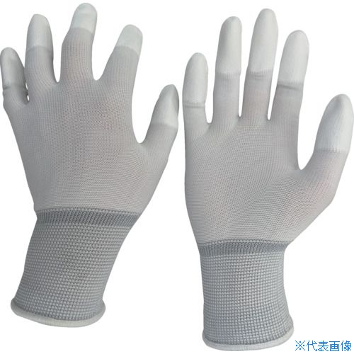 ■ミエローブ ウレタン手袋 指先コーティング 白 LL(10双入り) NO.618LL(3374836)