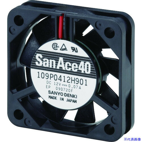 ■SanAce DCファン(40×10mm DC5V センサ無) 109P0405M902(3376691)[送料別途見積り][法人・事業所限定][外直送]