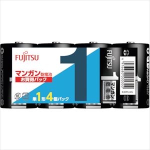 ■FDK マンガン 黒 単1形 (4本入) R20PU4S(3379382)×5[送料別途お見積り][法人限定][掲外取寄]
