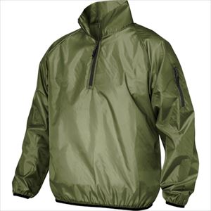 ■喜多 ハーフジップハイネックヤッケ(ヤッケプラス) フードなしタイプ No15 オリーブドラブグリーン LL NO15ODGLL(3380353)[送料別途見積り][法人・事業所限定][掲外取寄]