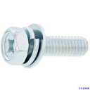 ■SUNCO 組込みねじ (+)アプセットP=3(黄銅・ニッケル) M4×8(40本入) 10010103004000800540P(3391875)[送料別途...