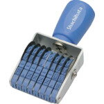 ■シヤチハタ 回転ゴム印 欧文8連3号 ゴシック体 CF83G(3399728)