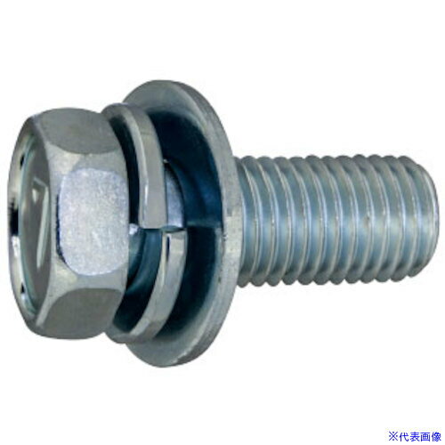 ■SUNCO 組込みねじ 7マーク小形アプセット I＝3(鉄(または標準)・クロメート) M8×25(10本入) 100075130..