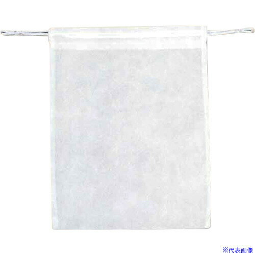 ■HEIKO 不織布バッグ 巾着タイプ 薄口シロ K25-33 10枚入り 008739890(3439126)