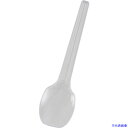 ■HEIKO プラスチックスプーン 透明 10cm バラ 100本入り 004513008(3439235)
