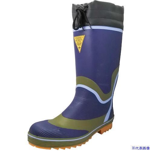 ■富士手袋 鉄芯鉄板入りセフティブーツ紺25.0 92025.0(3447503)[送料別途お見積り][法人限定][外直送]