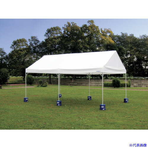 ■ゴトー 集会用テント ニューパイプZ 2間x3間 天幕白 NZ23(3466362)[法人限定][直送元](4.0)