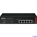 ■BUFFALO 法人向け Giga対応 PoE Layer2 スマートLiteスイッチ 5ポート BSGSL2005P(3527828)