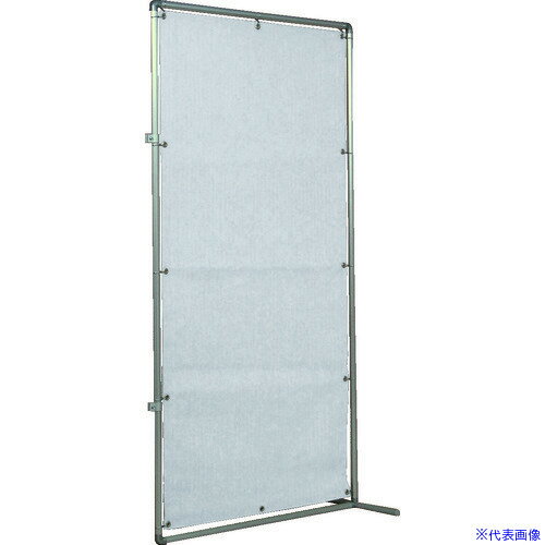 ■吉野 火花用衝立アルミパイプ 1×2 接続固定 YS12JFBW(3528618)[送料別途お見積り][法人限定]