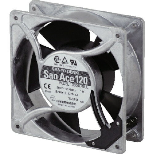 ■SanAce ACファン(120×25mm AC100V プラグコード付属) S109S085(3532411)