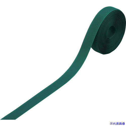 ■緑十字 フックラインテープ(面ファスナータイプ) FL−255G 25mm幅×5M 緑 348021(35...