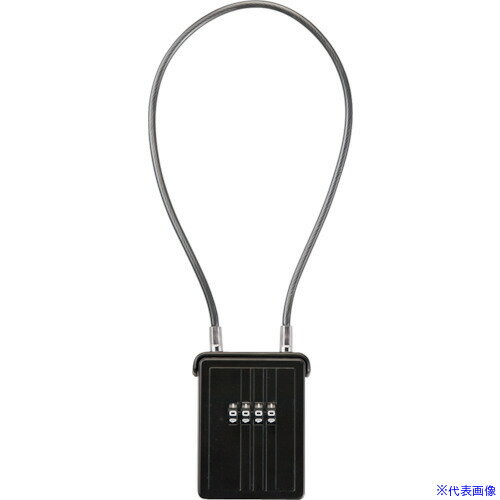 ■緑十字 ワイヤー式キーストックmini キーストック-7 68×83×37mm 可変式ダイヤル錠...