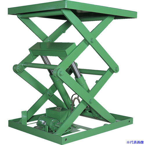 ■アカシン 2ATL−20U−1.5kw−F 怪力くん1tonシリーズ(2段) 2ATL20U1.5KWF(3552296)[送料別途お見積り][法..