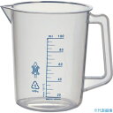 ■TRUSCO ポリプロピレン青目盛ビーカー 100ml(取手付) HPB100(3553440)